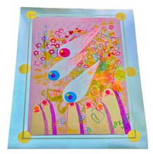 Load image into Gallery viewer, Fireworks Eyeballs Over Fat Finger City Wayne Bloom Coyne Drawings Art