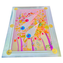 Load image into Gallery viewer, Fireworks Eyeballs Over Fat Finger City Wayne Bloom Coyne Drawings Art