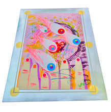 Load image into Gallery viewer, Fireworks Eyeballs Over Fat Finger City Wayne Bloom Coyne Drawings Art