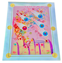 Load image into Gallery viewer, Fireworks Eyeballs Over Fat Finger City Wayne Bloom Coyne Drawings Art