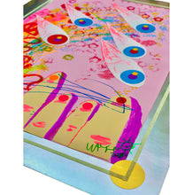 Load image into Gallery viewer, Fireworks Eyeballs Over Fat Finger City Wayne Bloom Coyne Drawings Art