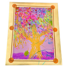 Load image into Gallery viewer, Fireworks Oak Tree Over Happy Frog Wayne Bloom Coyne Drawings Art