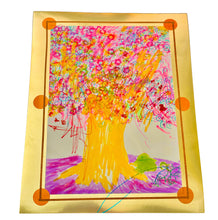 Load image into Gallery viewer, Fireworks Oak Tree Over Happy Frog Wayne Bloom Coyne Drawings Art