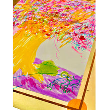Load image into Gallery viewer, Fireworks Oak Tree Over Happy Frog Wayne Bloom Coyne Drawings Art
