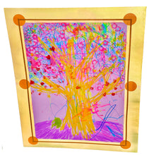 Load image into Gallery viewer, Fireworks Oak Tree Over Happy Frog Wayne Bloom Coyne Drawings Art