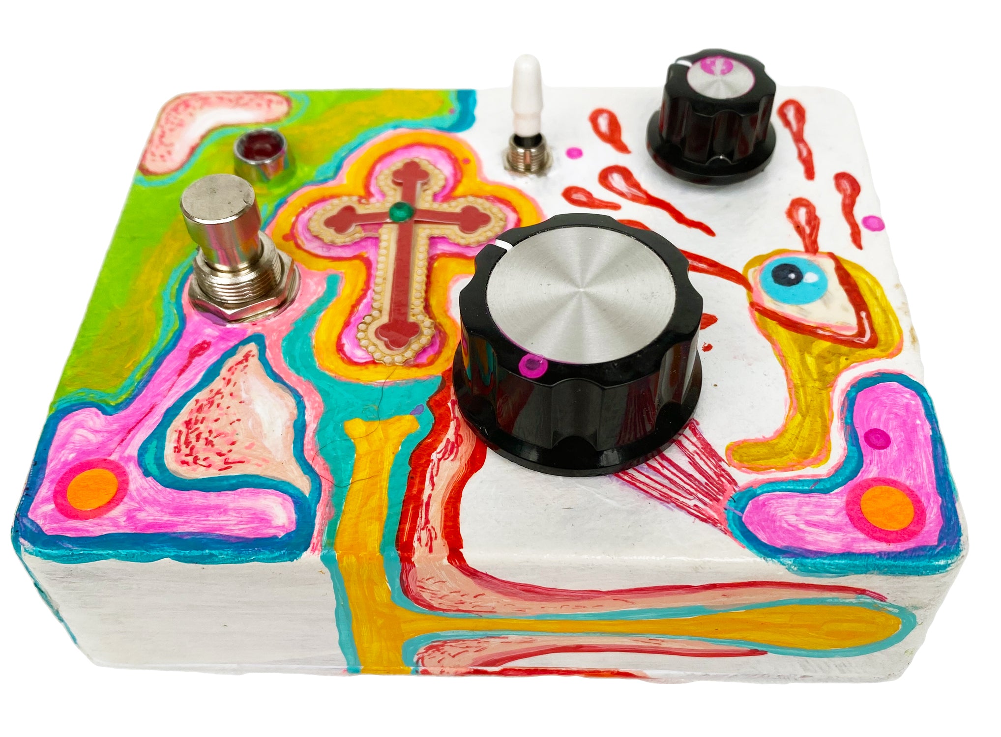 guitar pedal painting Pedal No.4 – Wayne Coyne Art Shop