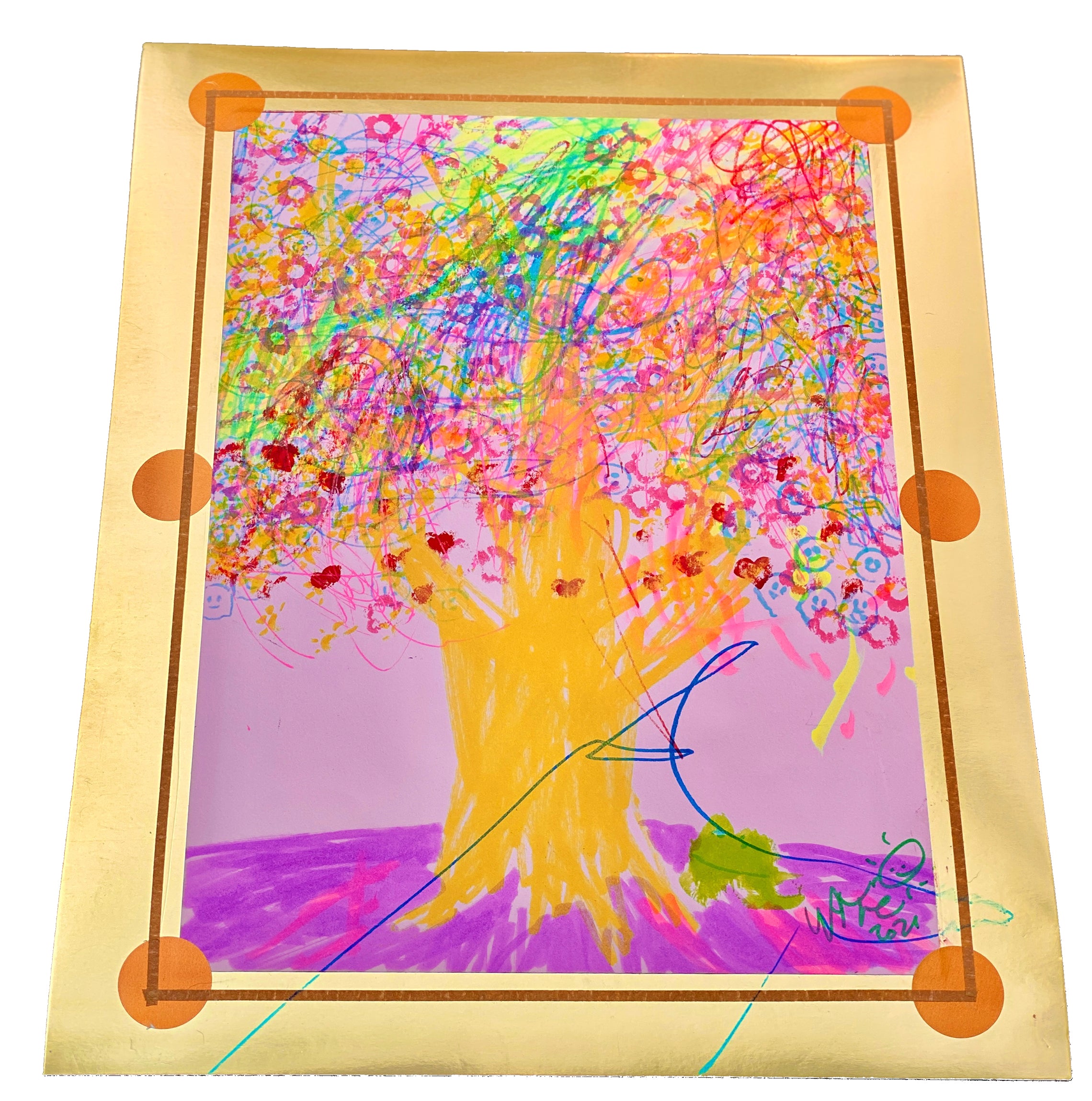 ♡*♡様 半額【超激レア】Think Bee! ボタンアートツリー Fireworks Oak Tree Over Happy Frog- No.2 – Wayne Coyne Art Shop