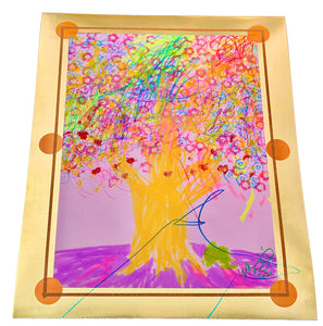 Fireworks Oak Tree Over Happy Frog Wayne Bloom Coyne Drawings Art