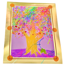 Load image into Gallery viewer, Fireworks Oak Tree Over Happy Frog Wayne Bloom Coyne Drawings Art
