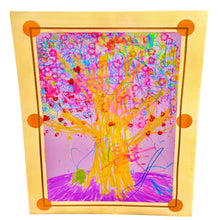 Load image into Gallery viewer, Fireworks Oak Tree Over Happy Frog Wayne Bloom Coyne Drawings Art
