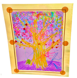 Fireworks Oak Tree Over Happy Frog Wayne Bloom Coyne Drawings Art
